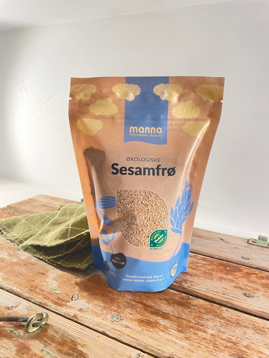 Sesamfrø, 500g,økologisk, Manna