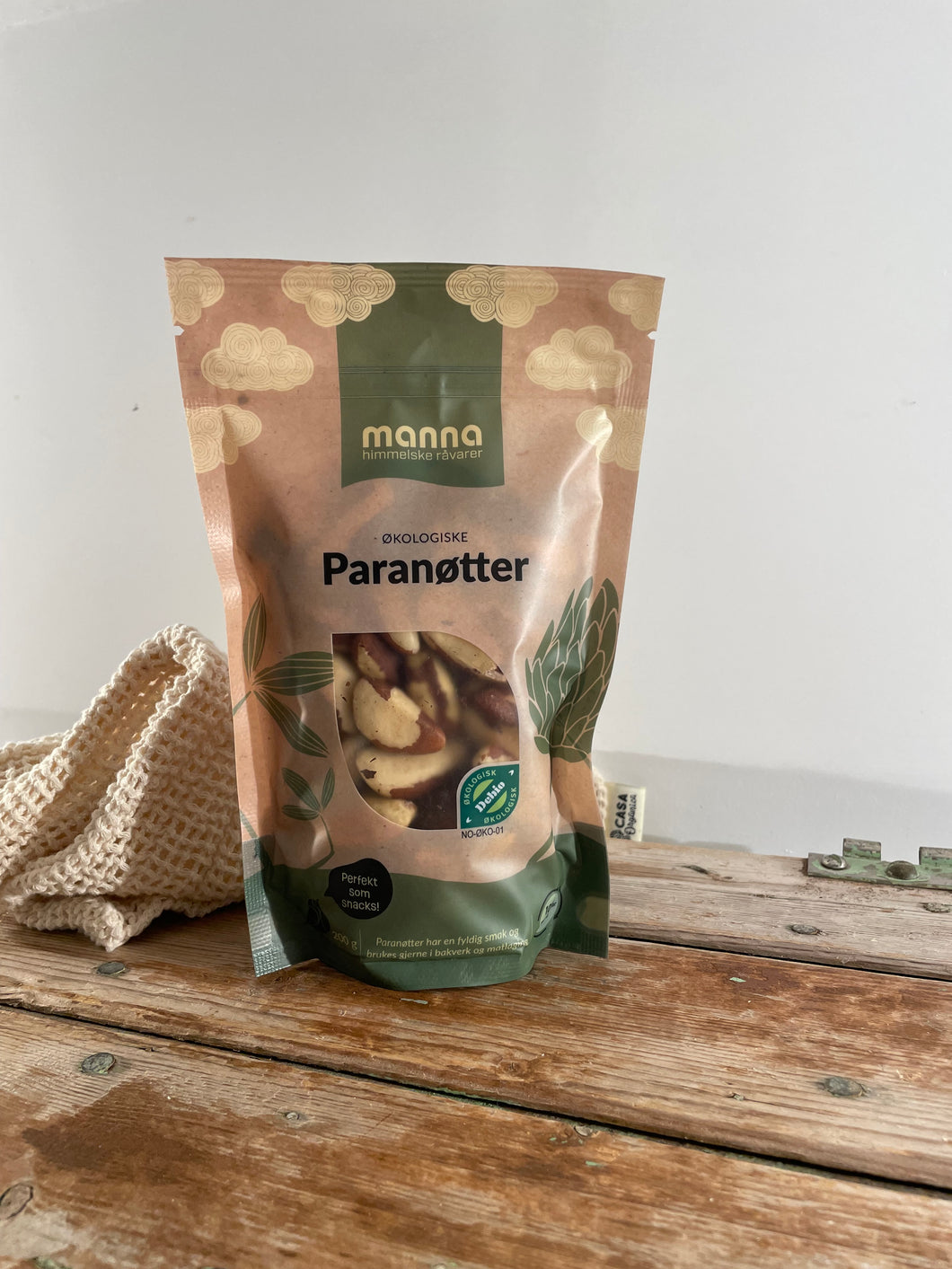 Paranøtter, 200g, økologisk, Manna