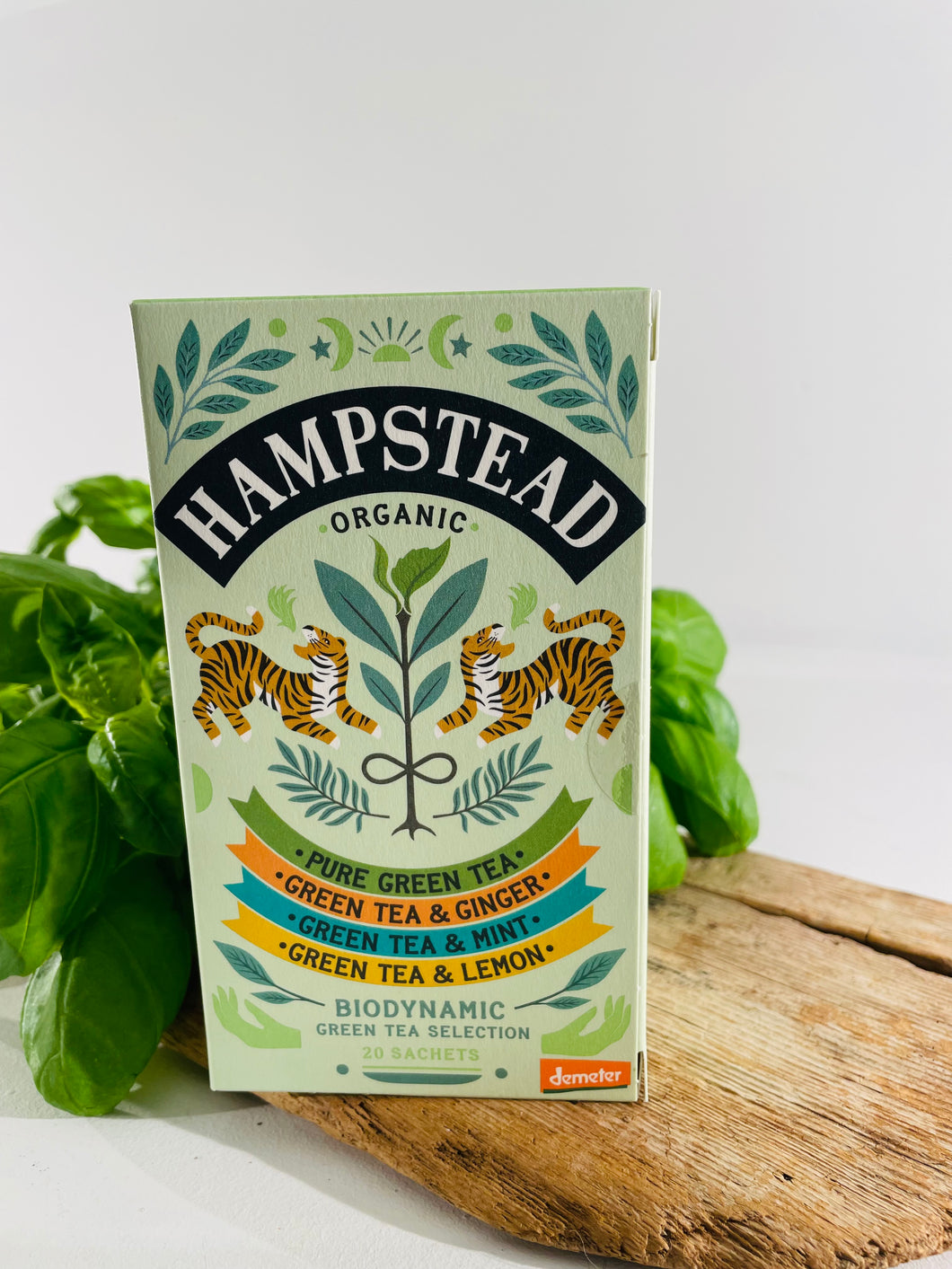 Økologisk grønn te fra Hampstead Tea