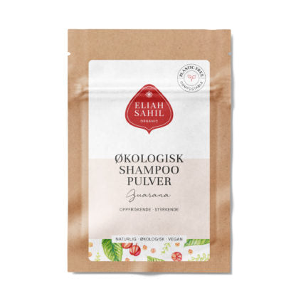 Shampoo pulver, guarana, 10 g, økologisk, Eliah Sahil
