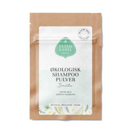 Shampoo pulver, sensitiv, 10 g, økologisk, Eliah Sahil